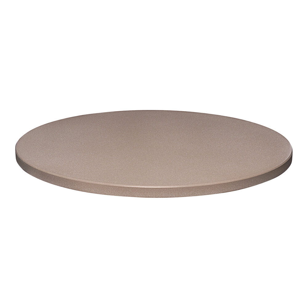 Perfect Tables 24" Indoor Round Smooth Concrete Table Top