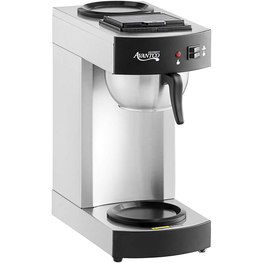 Avantco C10 12 Cup Pourover Commercial Coffee Maker with 2 Warmers