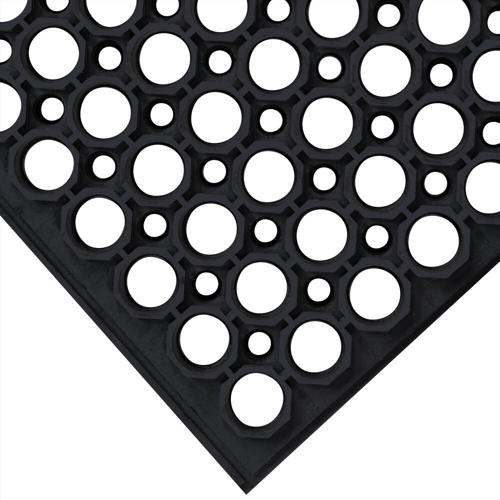 3' x 5' Black AntiFatigue Floor Mat 3/4" Thick