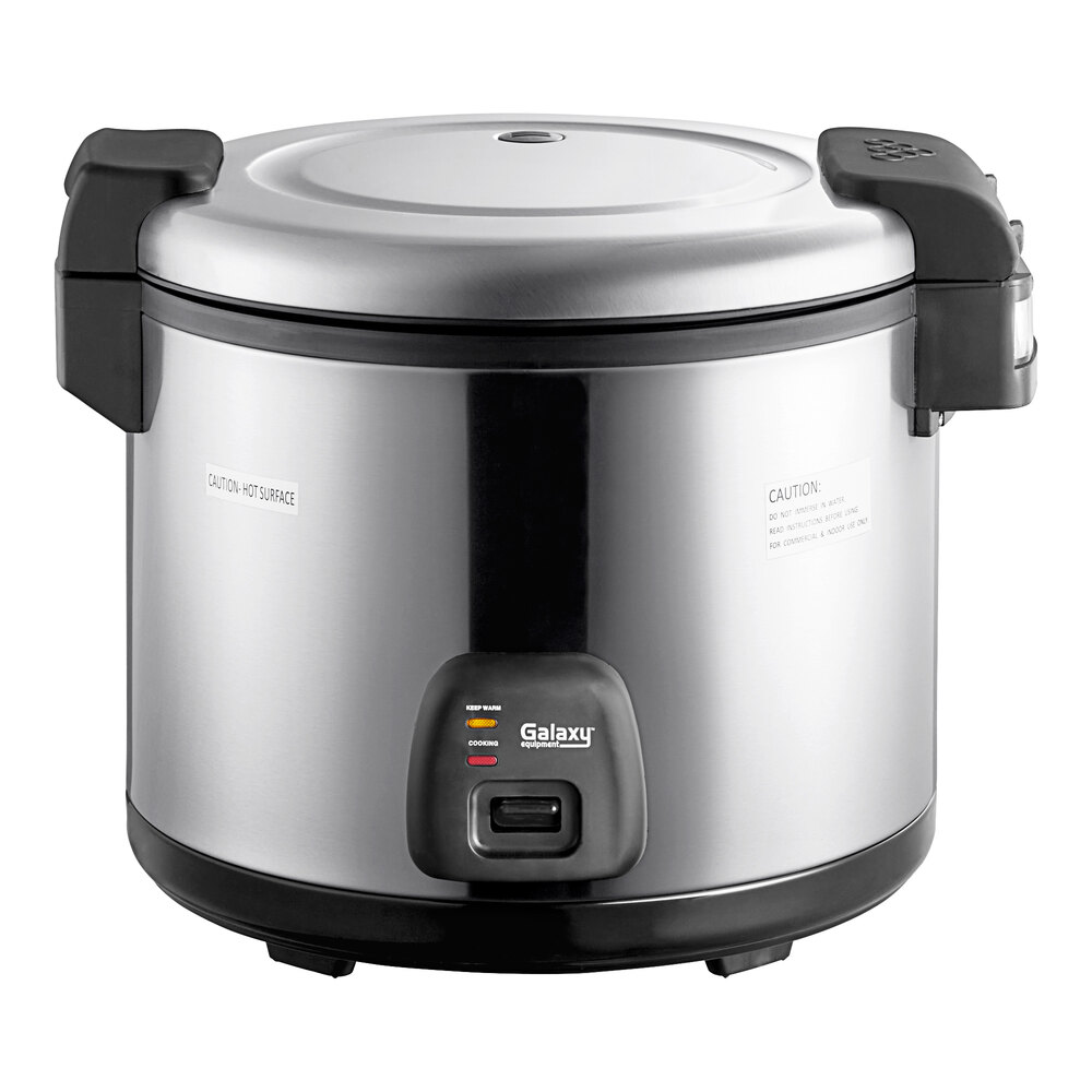 Galaxy GRC60 60 Cup (30 Cup Raw) Electric Rice Cooker / Warmer - 120V,  1550W