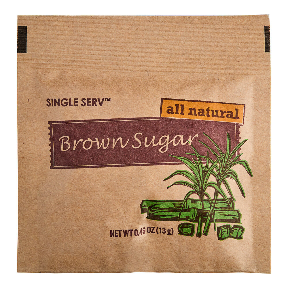 Brown Sugar Packet 13 Gram 96/Case