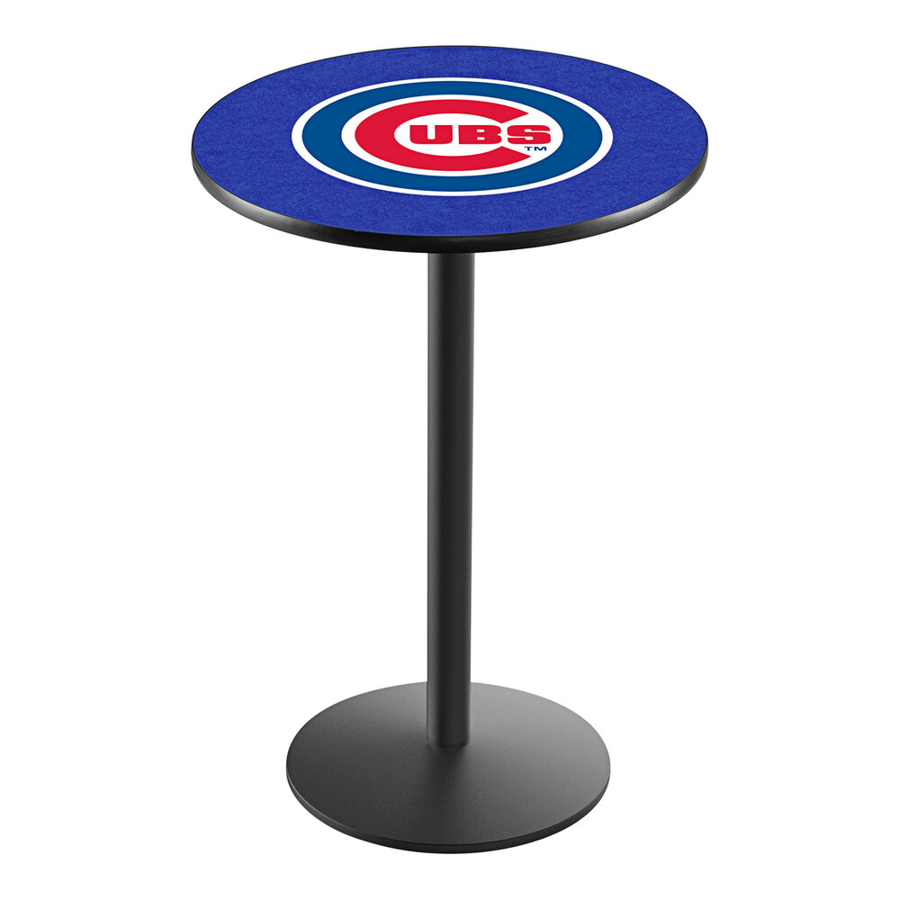 Holland Bar Stool 30" Round Chicago Cubs Counter Height Pub Table with