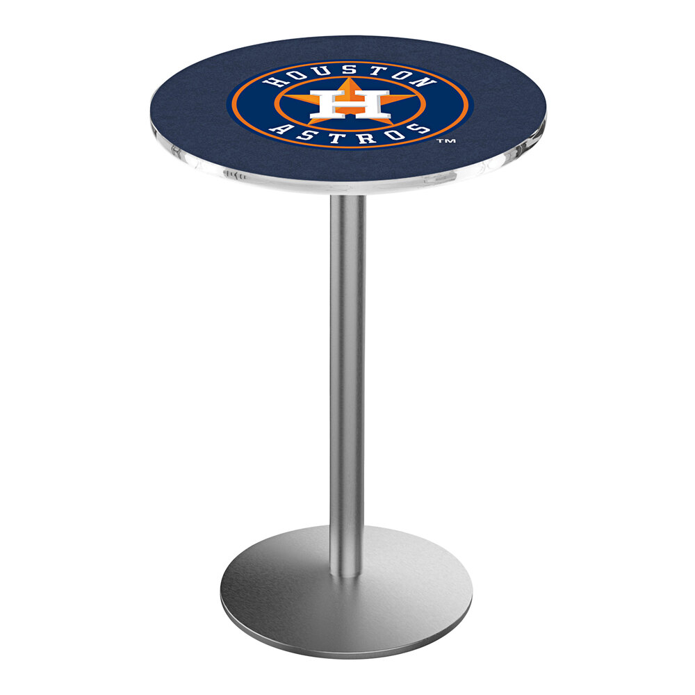 Holland Bar Stool 30" Round Houston Astros Counter Height Pub Table