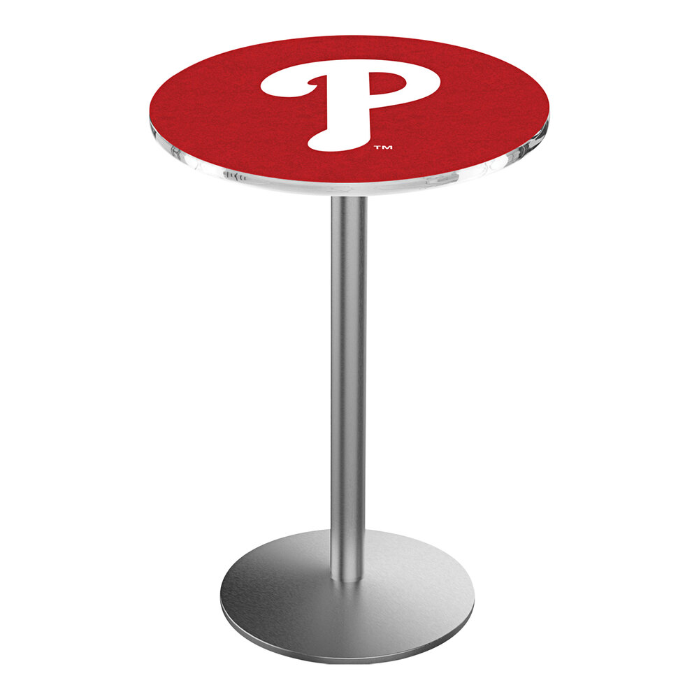 Holland Bar Stool 30" Round Philadelphia Phillies Counter Height Pub