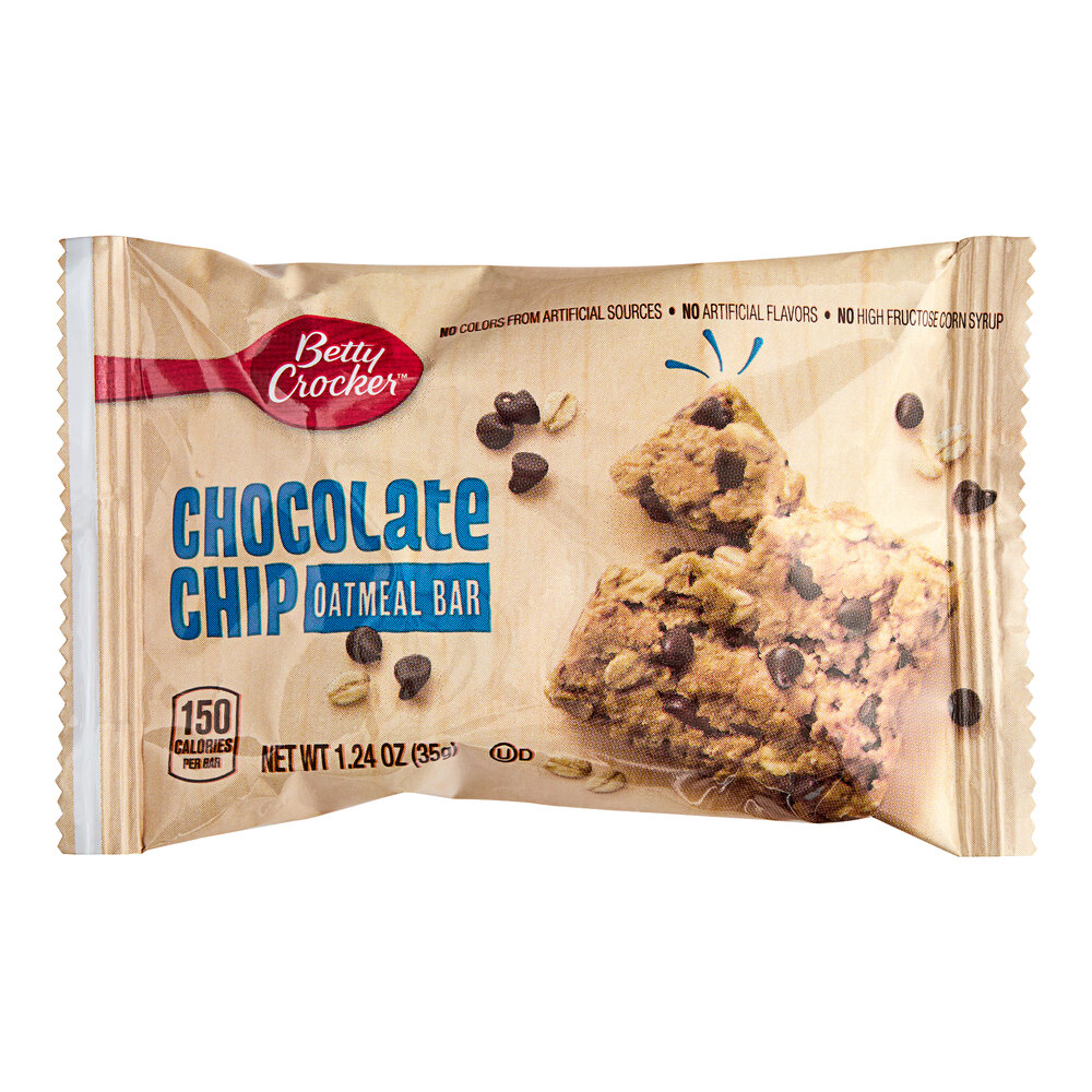 Betty Crocker Chocolate Chip Oatmeal Bar 1.24 oz. 144/Case
