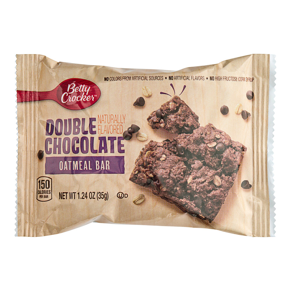 Betty Crocker Double Chocolate Oatmeal Bar 1.24 oz. 144/Case