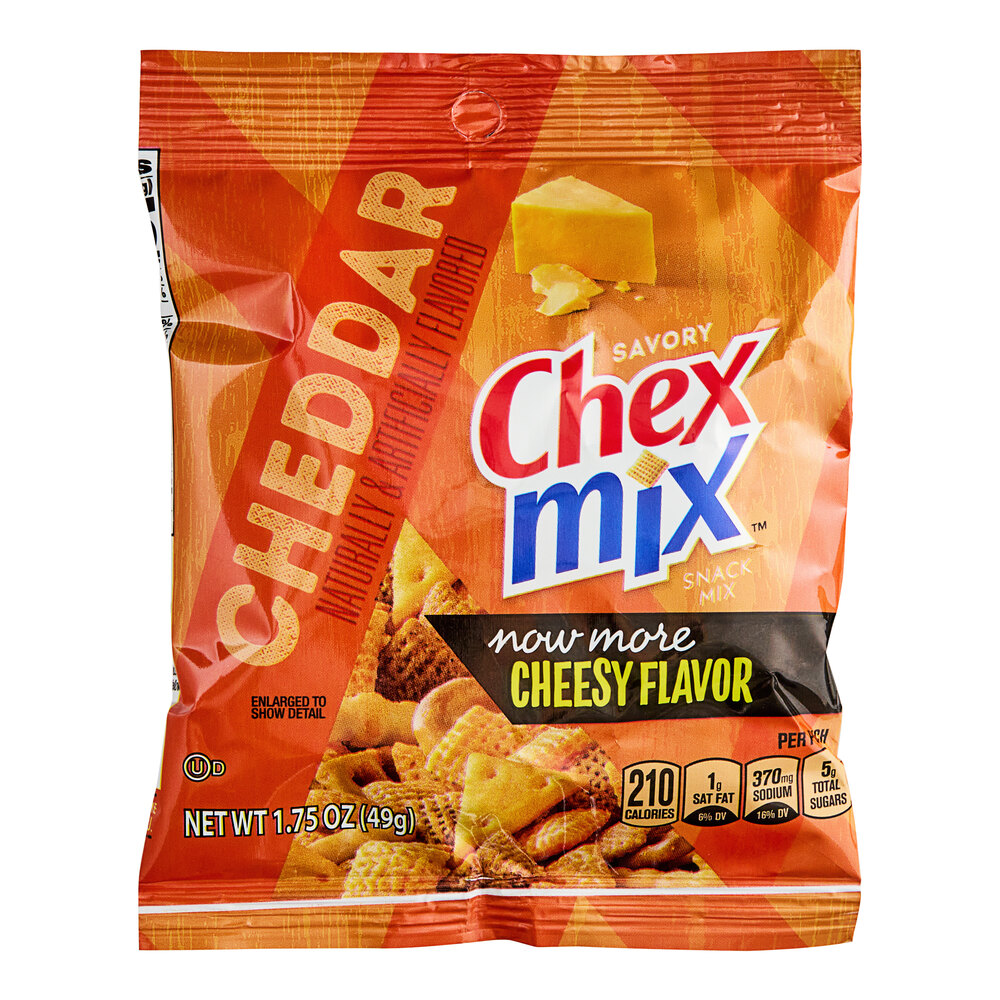 Chex Mix Cheddar Snack Mix 1.75 oz. 60/Case