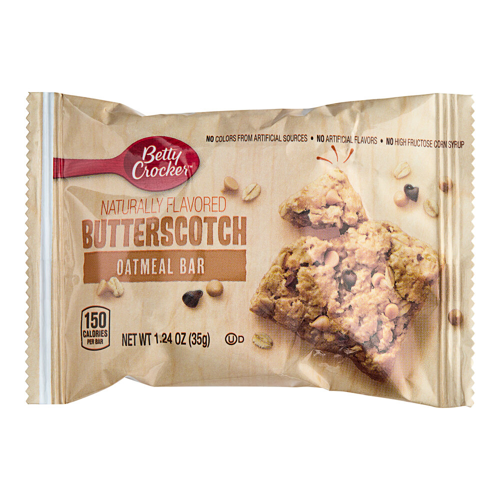 Betty Crocker Butterscotch Oatmeal Bar 1.24 oz. 144/Case