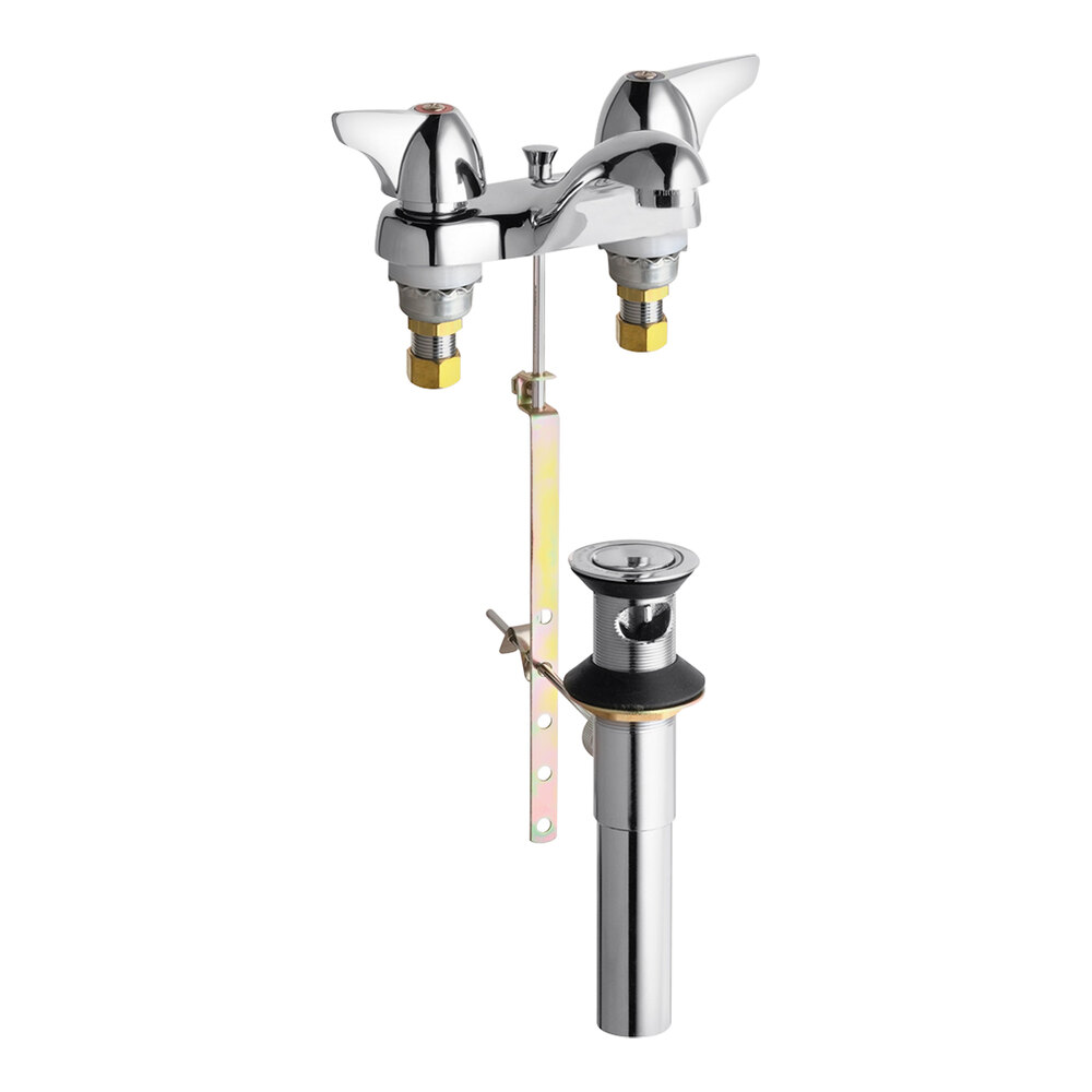 Chicago Faucets 797-E70-1000ABCP 0.5 GPM Deck-Mounted Faucet with 4&quot; Cast B