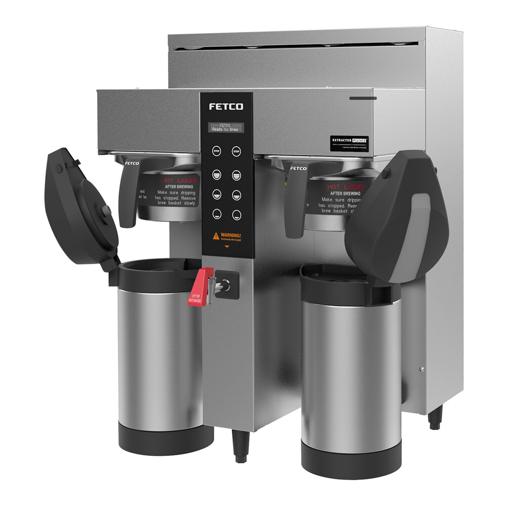 Fetco CBS1232 Plus Series Twin Automatic Digital Coffee Brewer With