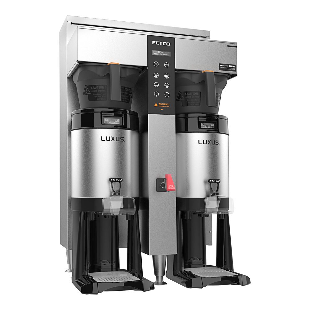 Fetco CBS1252 Plus Series Twin Automatic Digital Coffee Brewer With