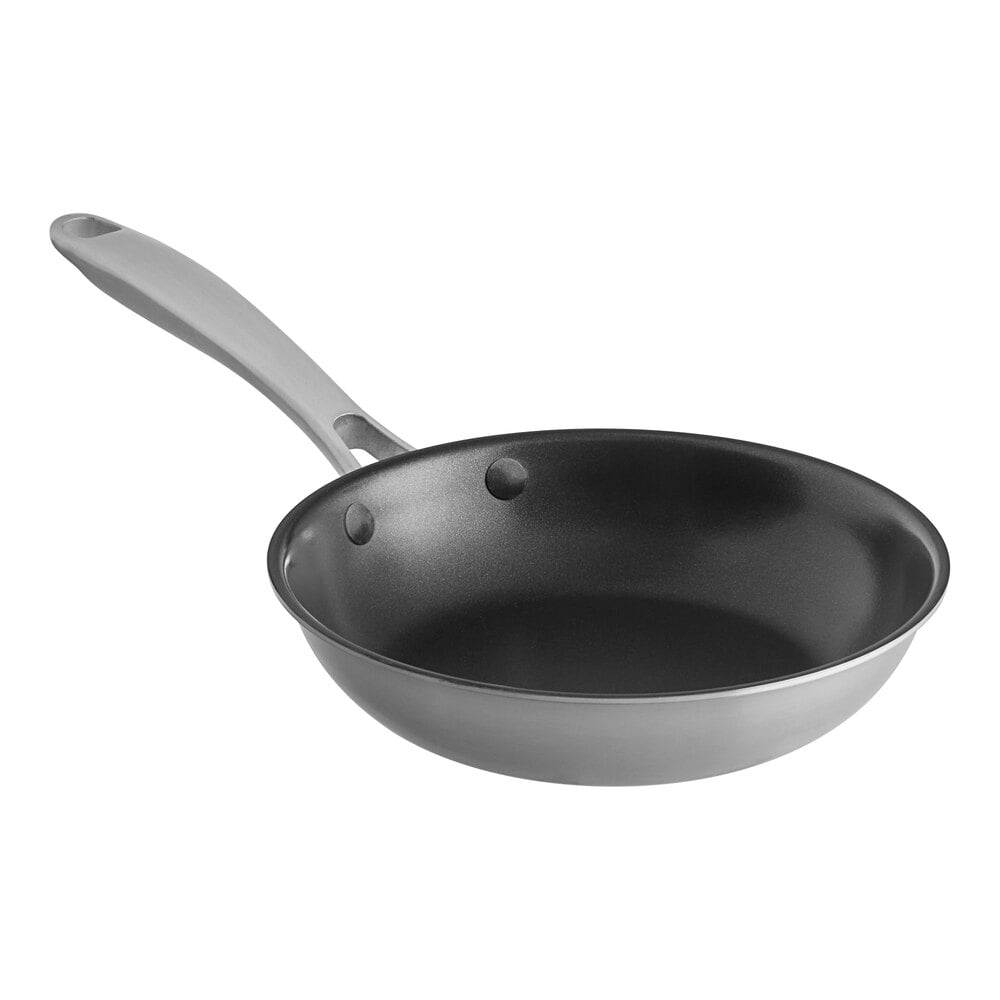 Vigor SS3 Series 8 Tri-Ply Stainless Steel Non-Stick Fry Pan with Excalibur Coating