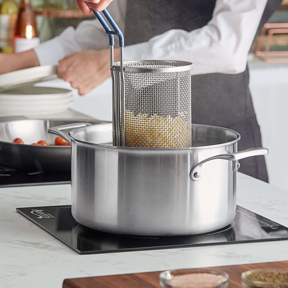 SS3 Series 6 Qt. Tri-Ply Stainless Steel Stock Pot with Cover