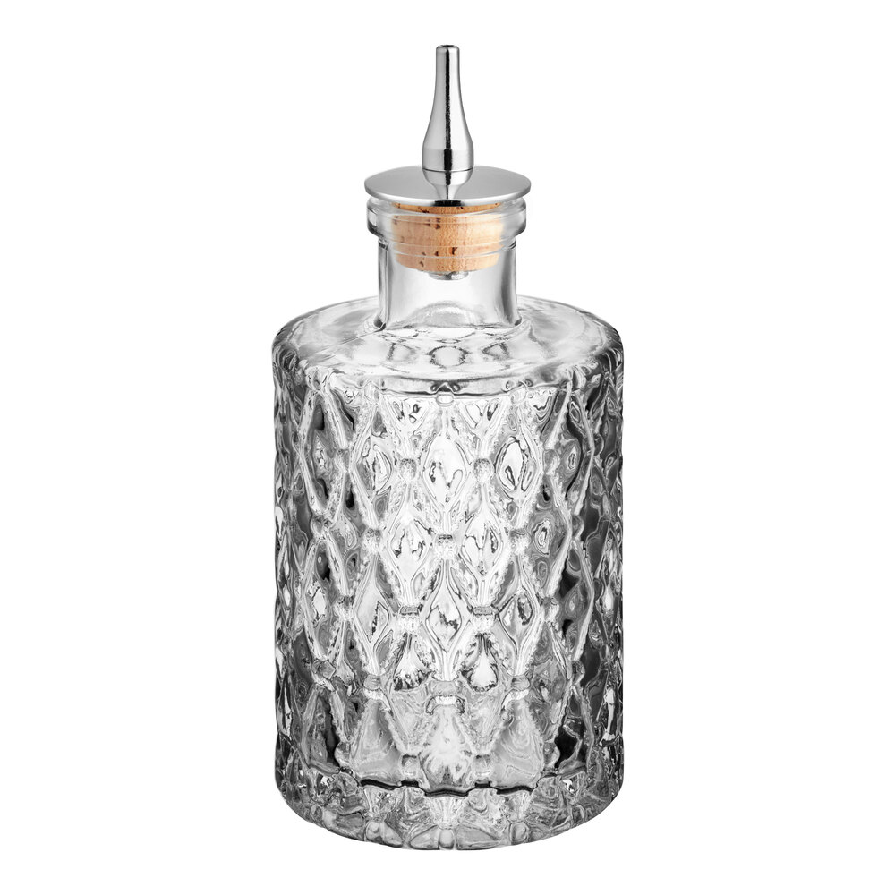 Barfly 5.1 oz. Retro Design Glass Bitters Bottle M37187
