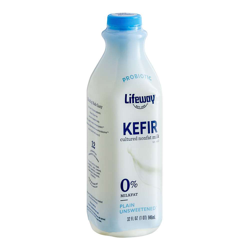 Lifeway NonFat Plain Kefir 32 fl. oz. 6/Case