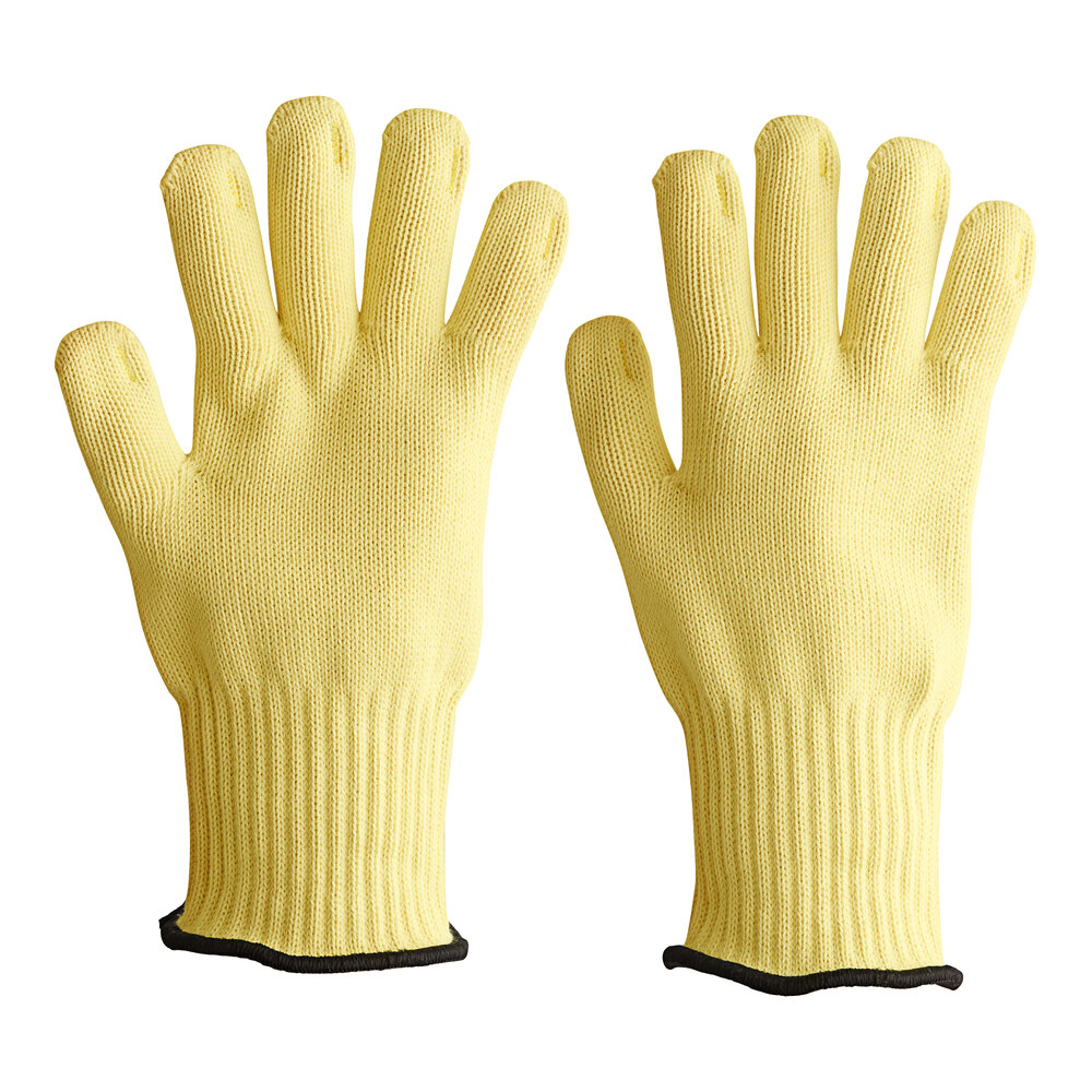 Ansell ActivArmr 43113 Yellow Kevlar Gloves with Silica Fiber Core