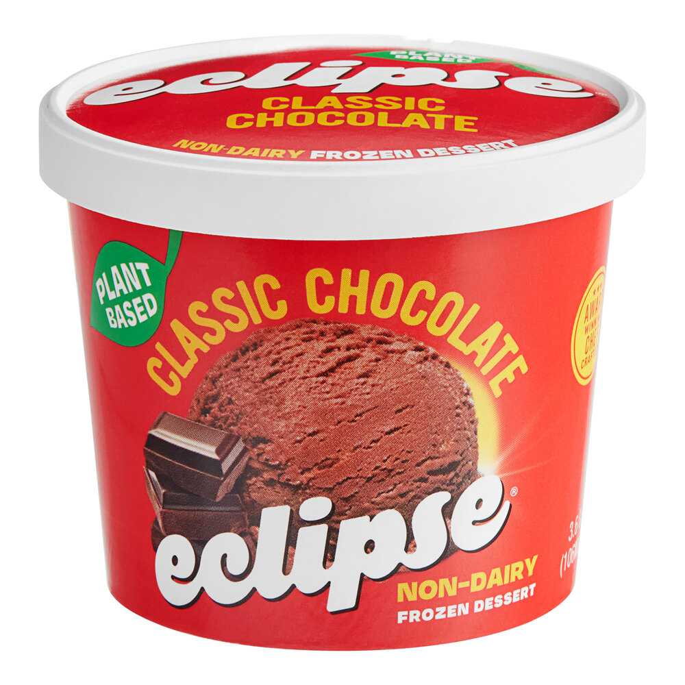 Eclipse Foods Vegan Chocolate Ice Cream 3.6 fl. oz. 24/Case