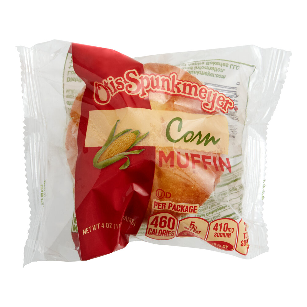 Otis Spunkmeyer Individually Wrapped Corn Muffin 4 oz. 24/Case