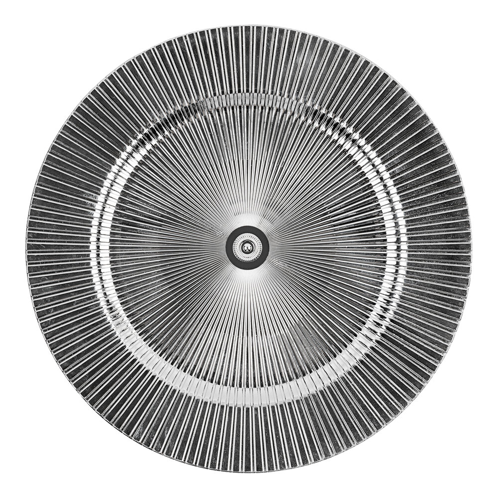 Jay Companies Rhiannon Silver Plated Set Of 4 Charger Plates 13