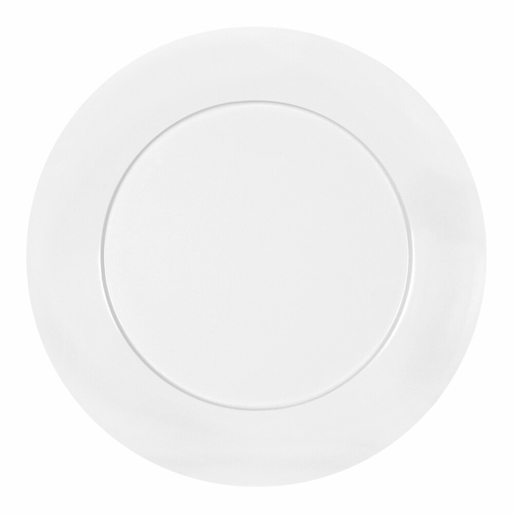 CalMil 7" White Classic Rim Melamine Plate