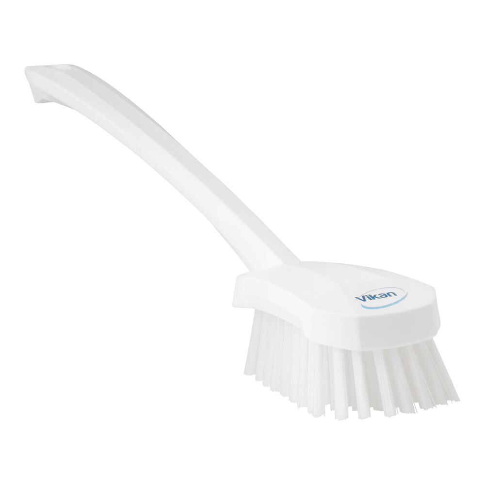 Vikan 41865 16" White Washing Brush with Stiff Bristles