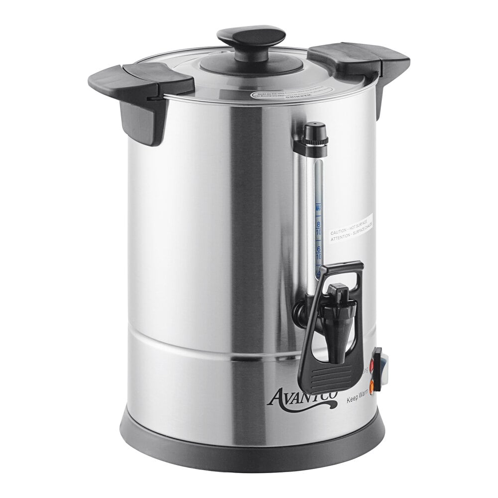 Avantco CU30CETL 30 Cup (150 oz.) Double Wall Stainless Steel Coffee Urn /  Coffee Percolator - 950W