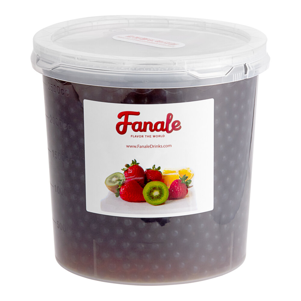 Fanale Brown Sugar Popping Boba 7.05 lb. - 4/Case