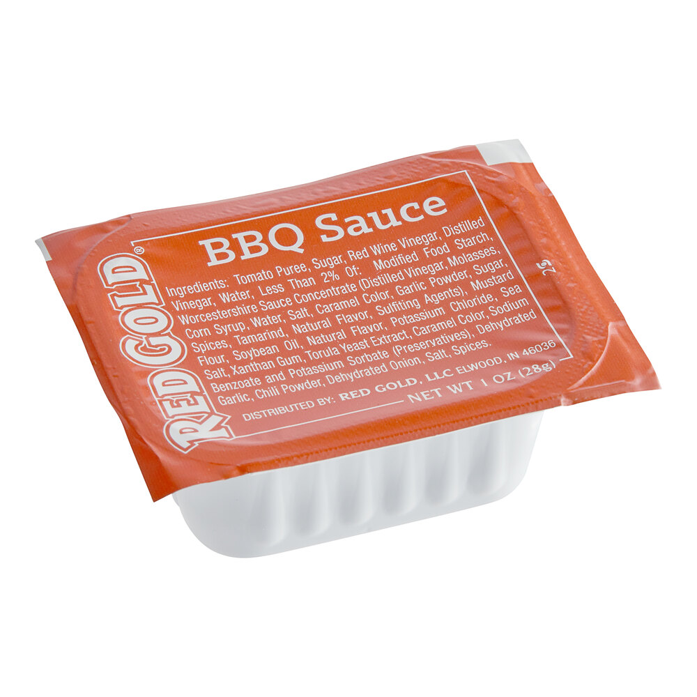 Red Gold Barbecue Sauce 1 oz. Cup 250/Case