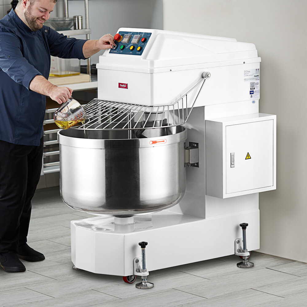 Estella SM160 160 qt. / 240 lb. TwoSpeed Spiral Dough Mixer 220V, 3