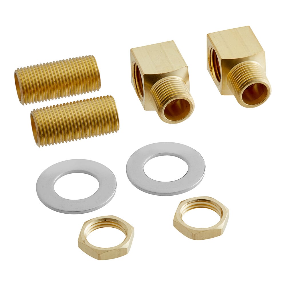 Regency Faucet Installation Kit with 90 Degree Elbows and 1/2 inch NPT Connection