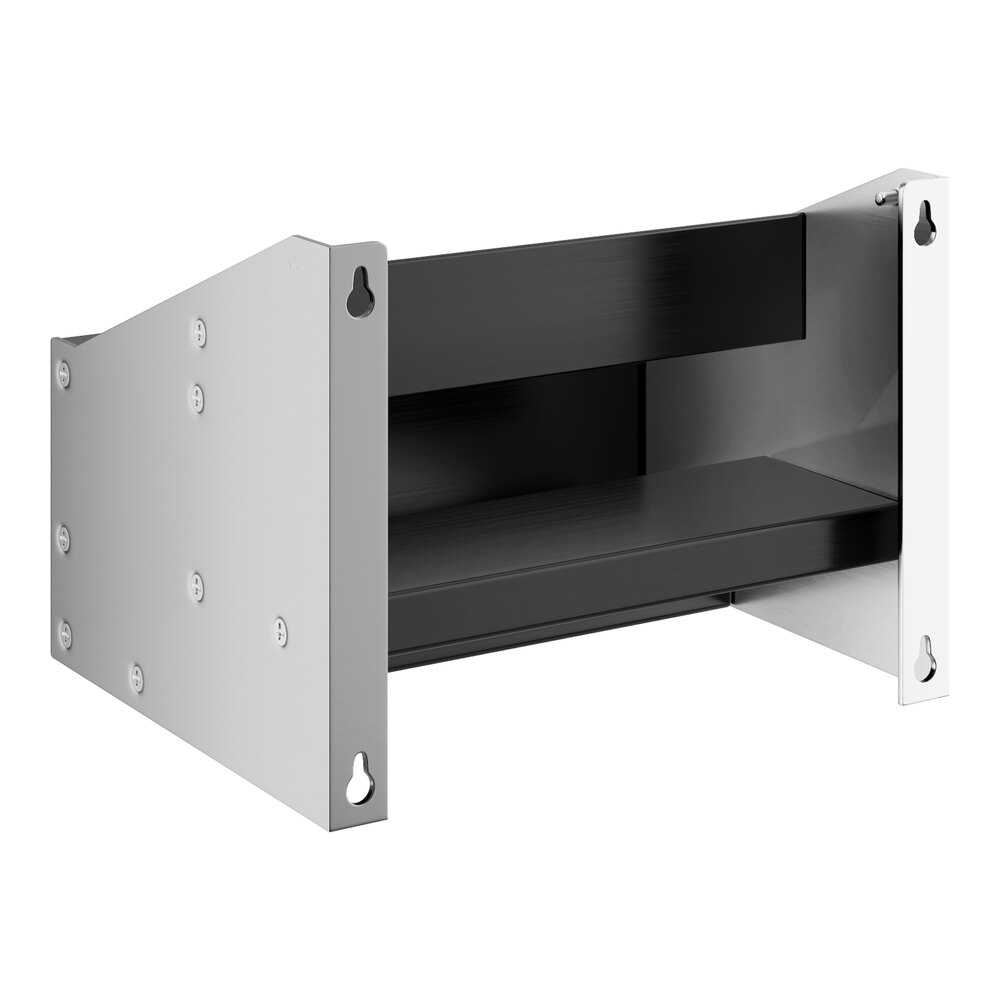 A stainless steel Regency double tier speed rail.