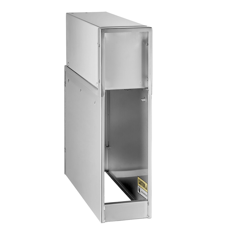 A stainless steel Regency Spec Line soda gun holder.