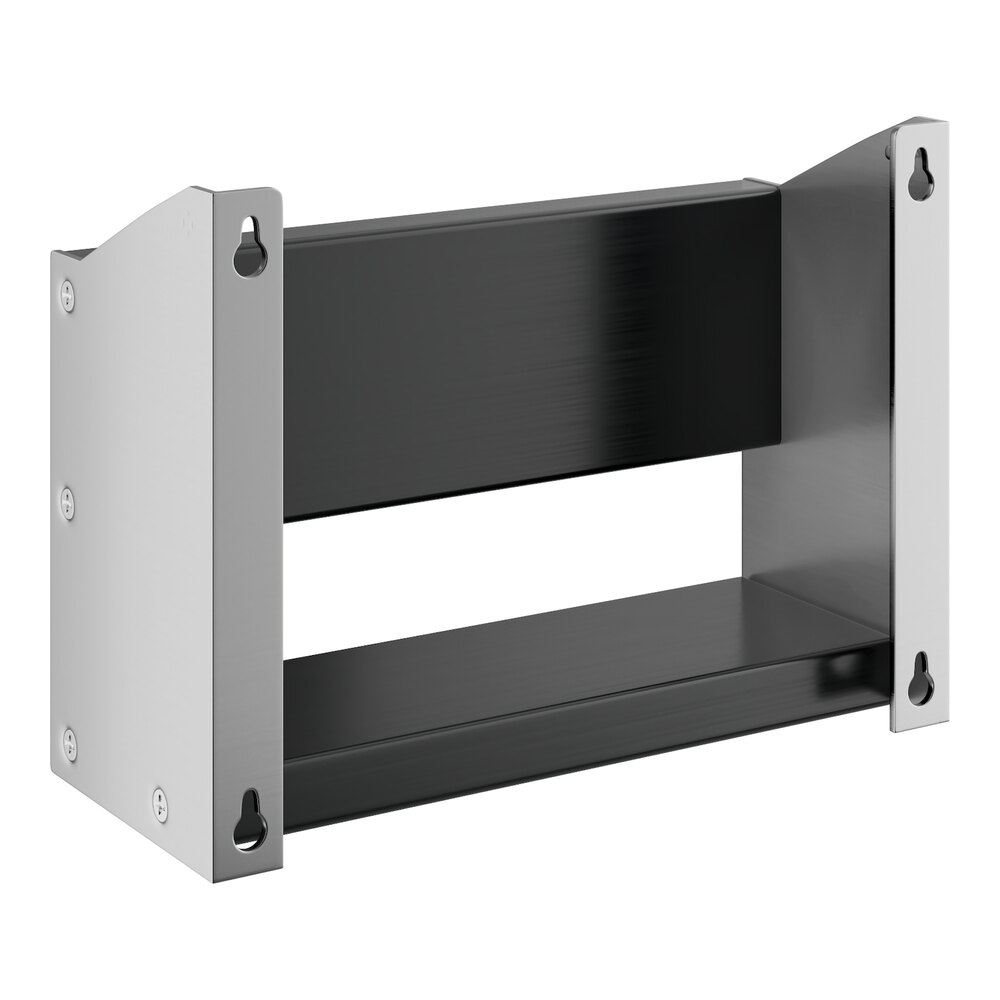 A silver metal Regency speed rail shelf.