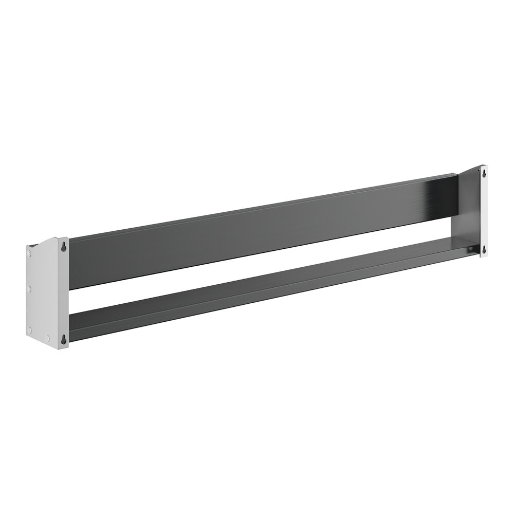 A stainless steel Regency speed rail shelf.