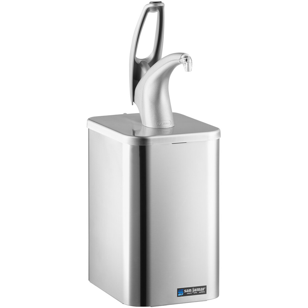 San Jamar P4900 FrontLine Universal Countertop Condiment Pump Dispenser