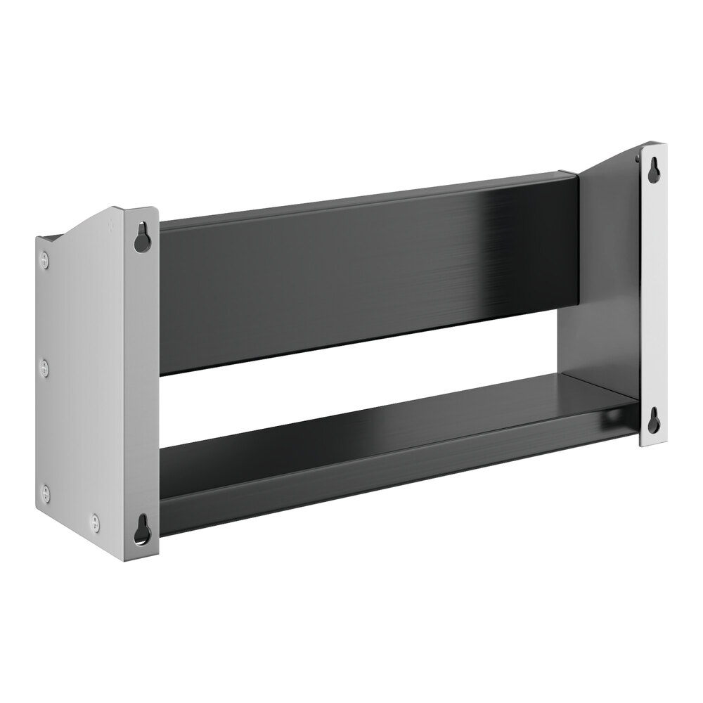 A stainless steel Regency speed rail shelf.