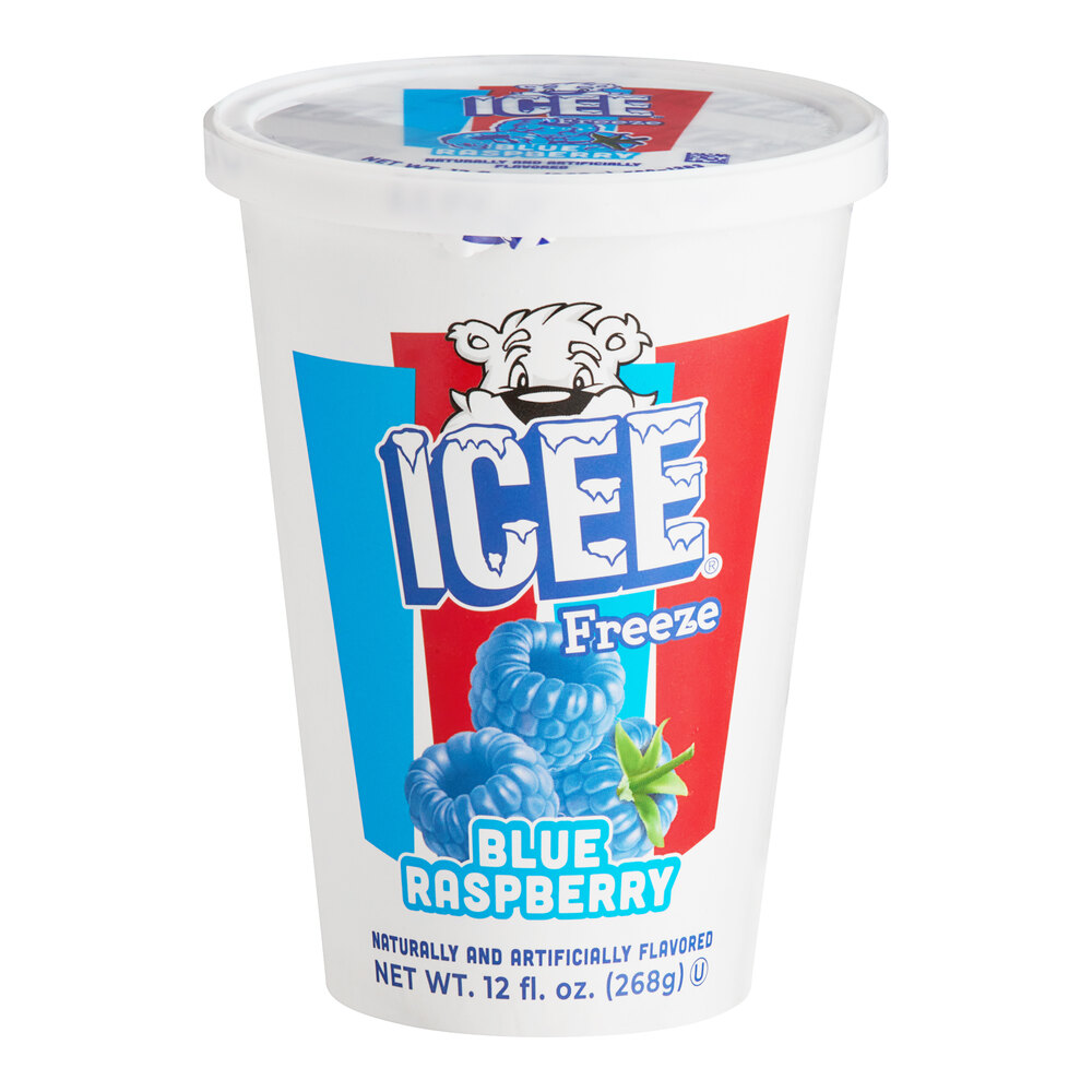 ICEE Blue Raspberry Freeze Cup 12 fl. oz. 12/Case
