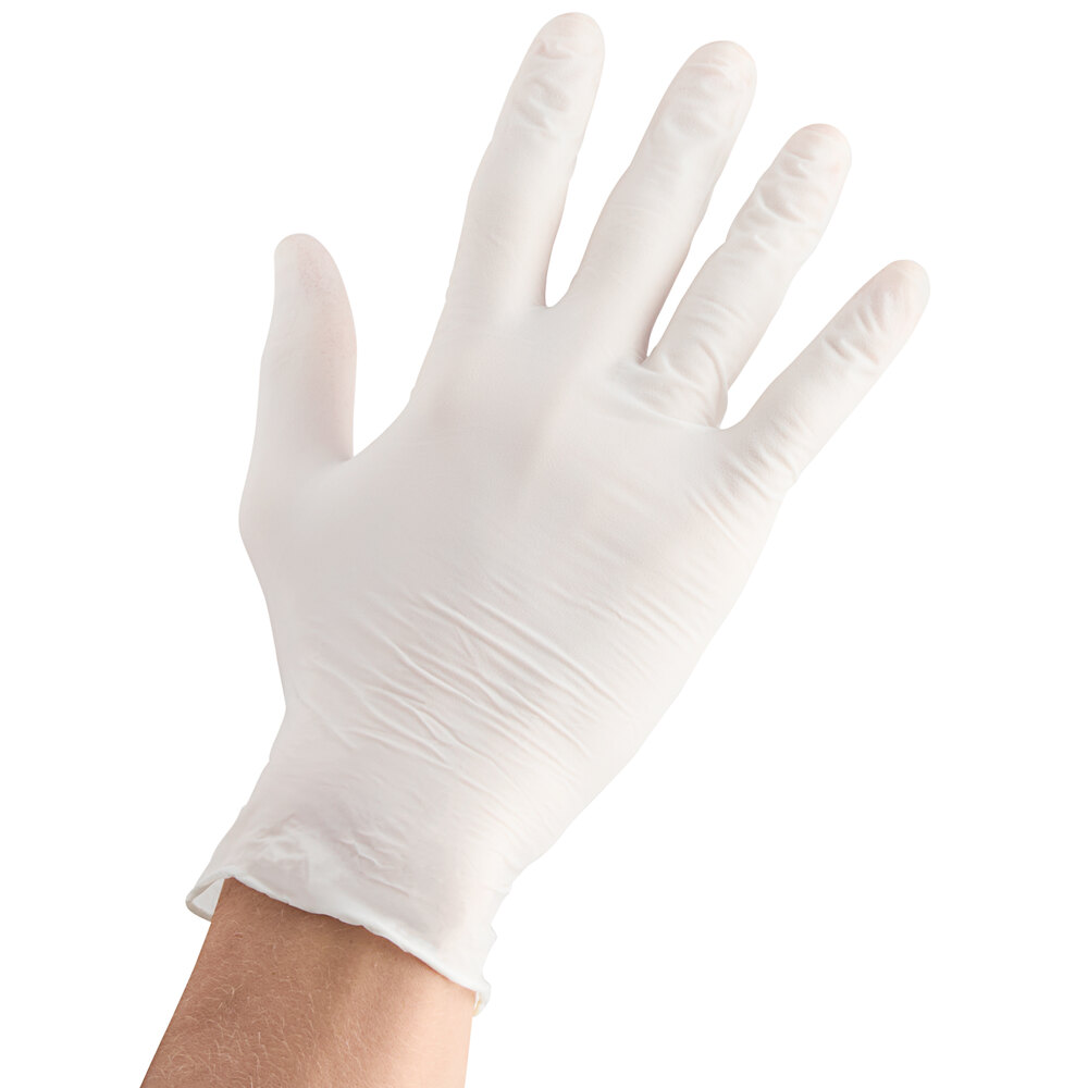 small latex gloves powder free