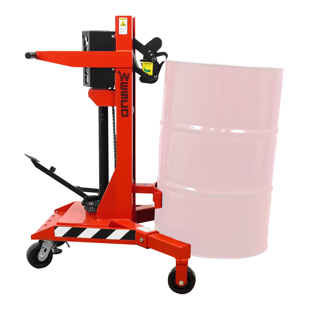 Wesco Industrial Products DM1100 1,100 lb. Ergonomic Hydraulic Drum