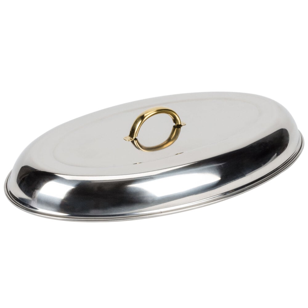Deluxe 6 Qt Edelstahl Chafing-Dish-Set – Oval Mit Produktbild-Vorschau 3
