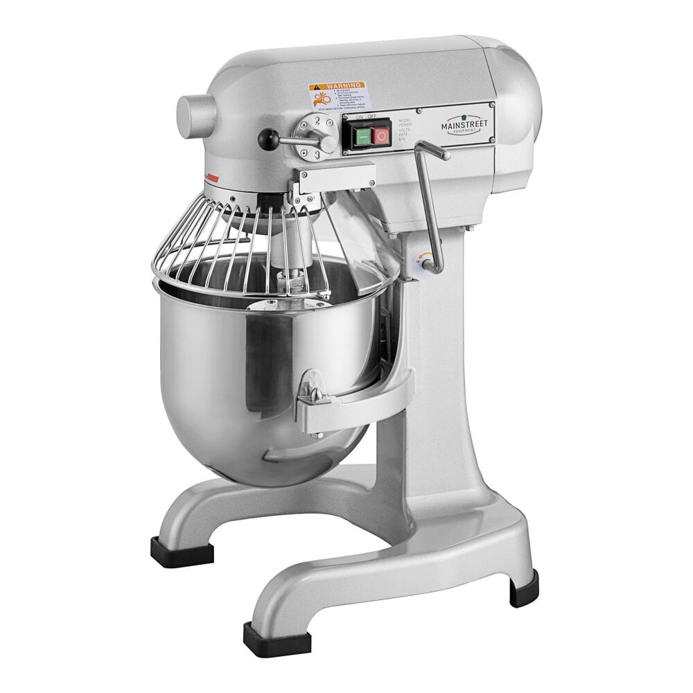 Main Street Equipment CMIX10 10 Qt. Stand Mixer with Guard