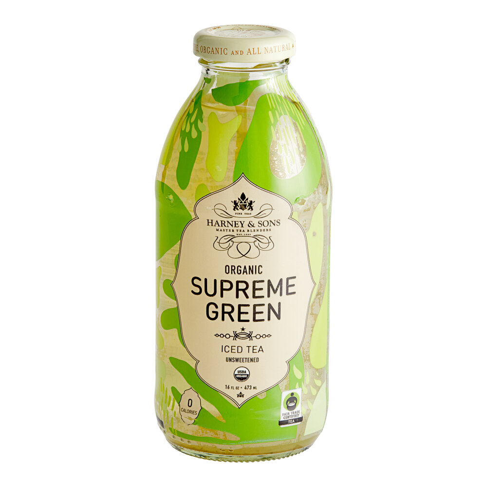 Harney & Sons Organic Supreme Green Unsweetened Iced Tea 16 fl. oz