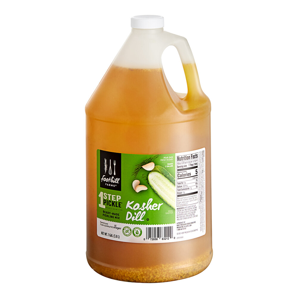 Foothill Farms Kosher Dill Pickle Brine 1 Gallon