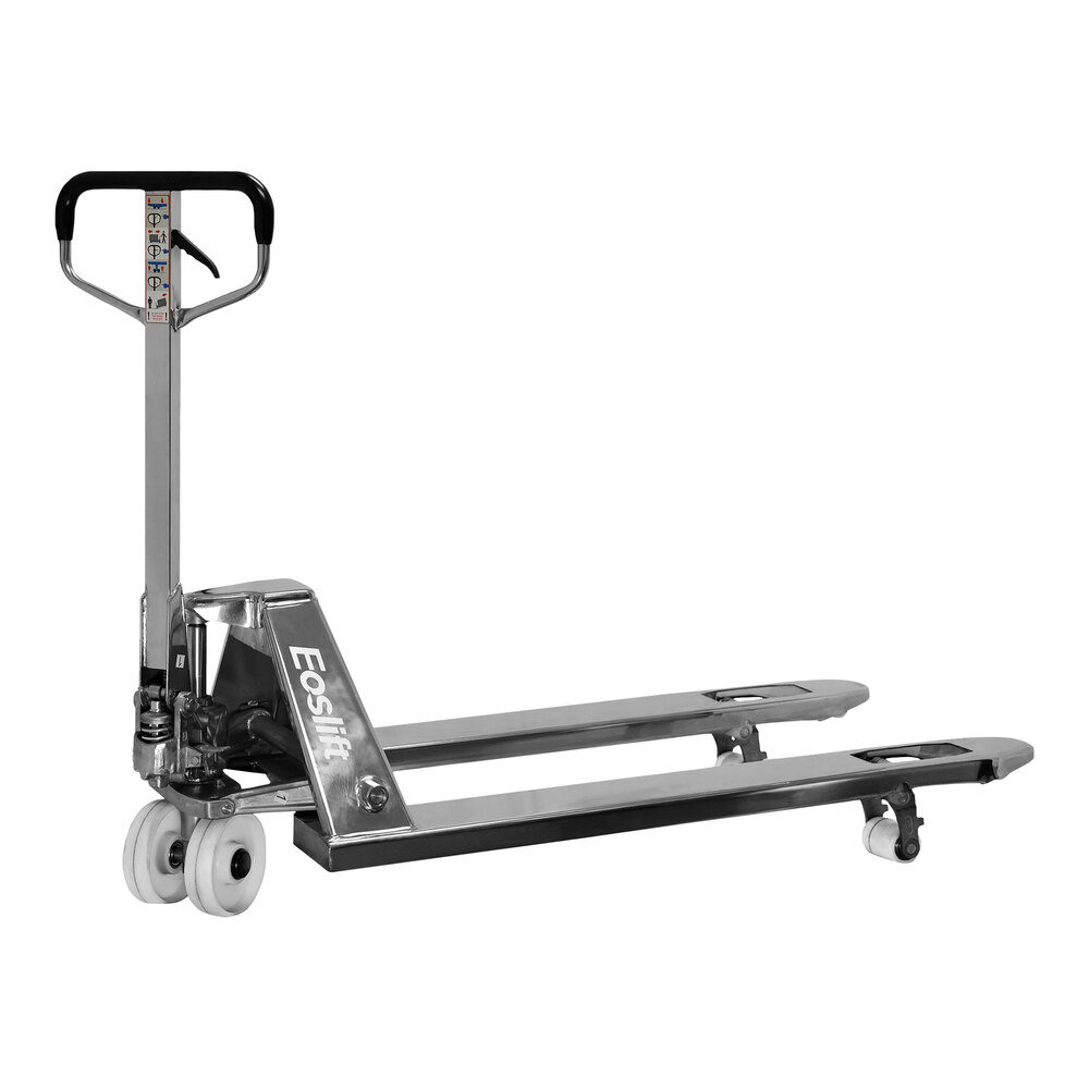 Eoslift Industrial Grade Manual Stainless Steel Pallet Jack with 27" x