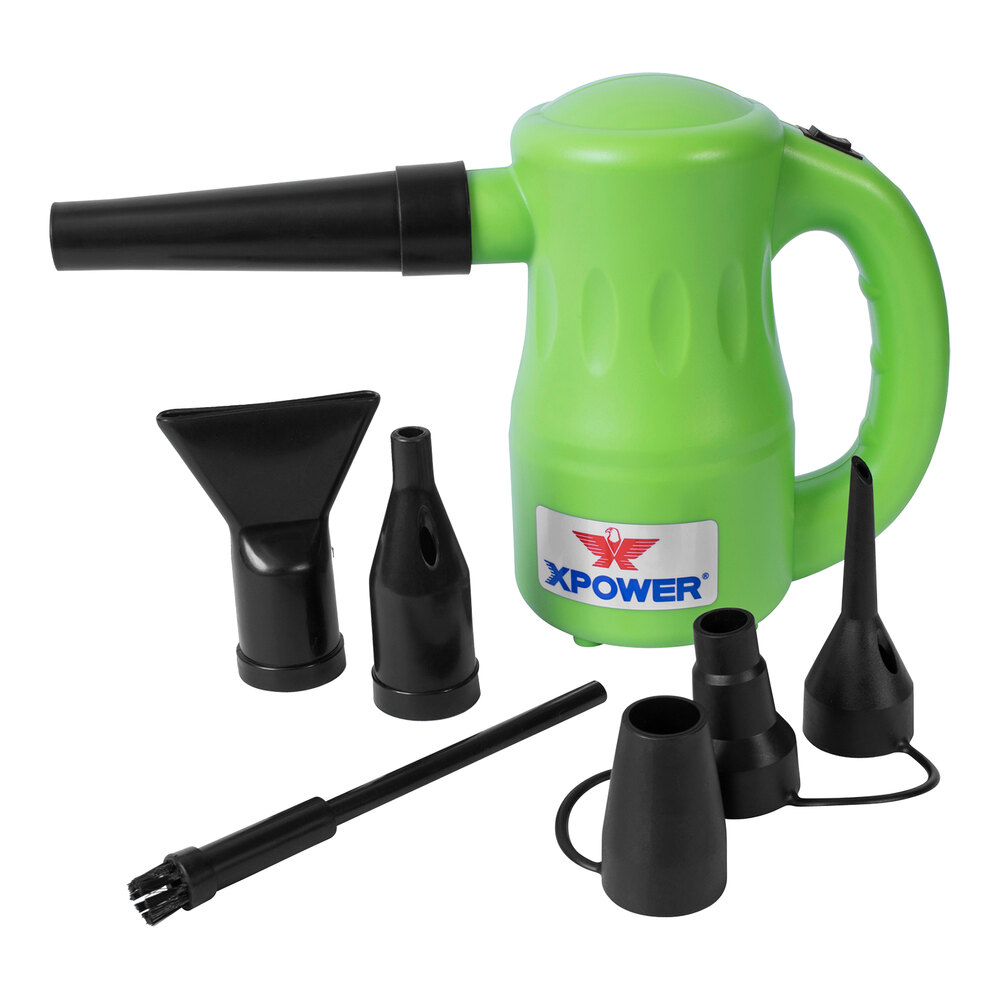 XPOWER Airrow Pro B53 Green Multipurpose Pet Hair Dryer, Duster, Air