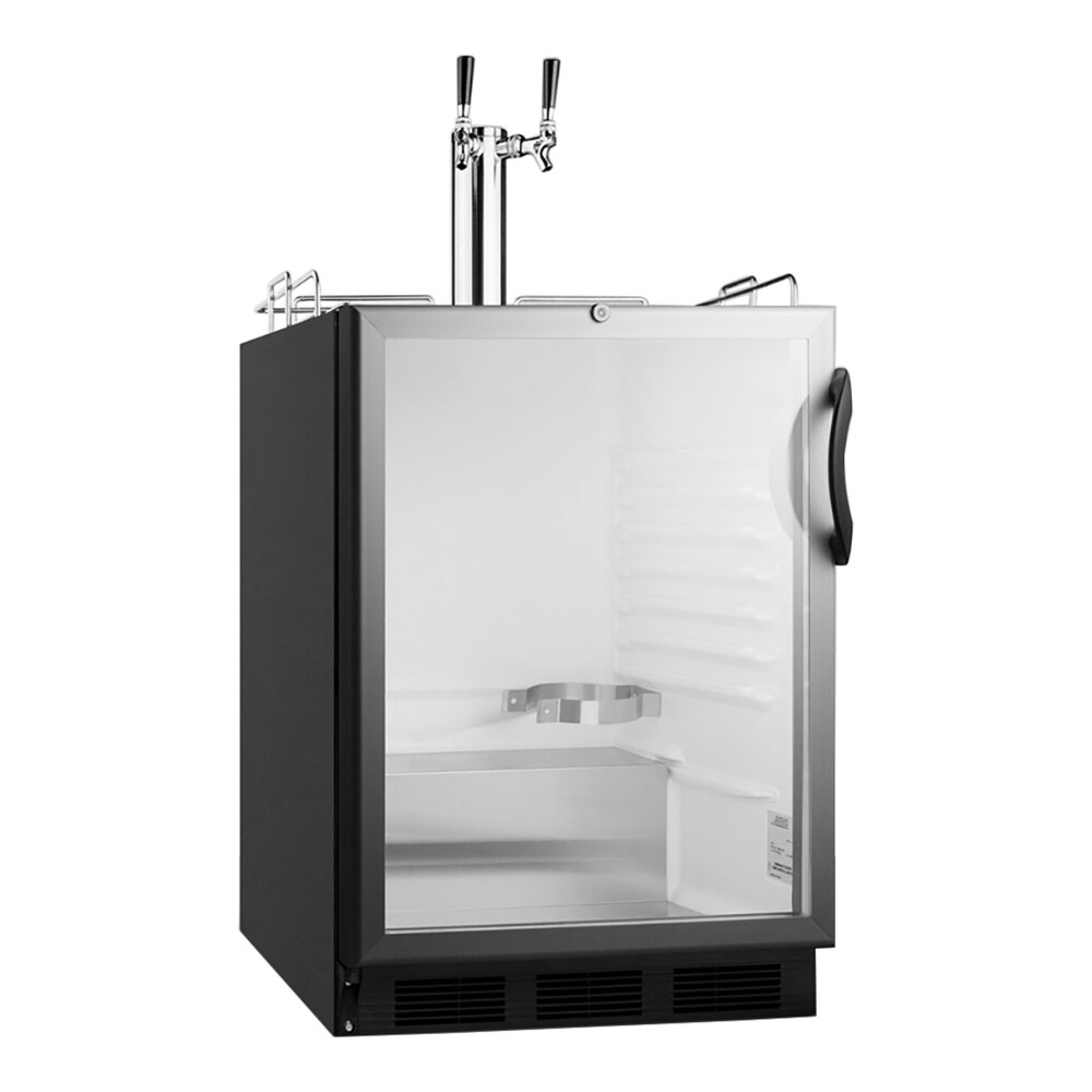 Summit Appliance SBC56GBIADA ADAHeight BuiltIn Glass Door DualTap