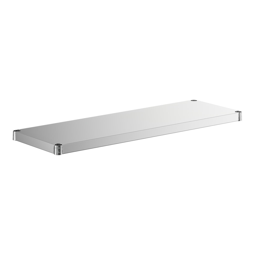 Regency 14 inch x 42 inch NSF Stainless Steel Solid Shelf