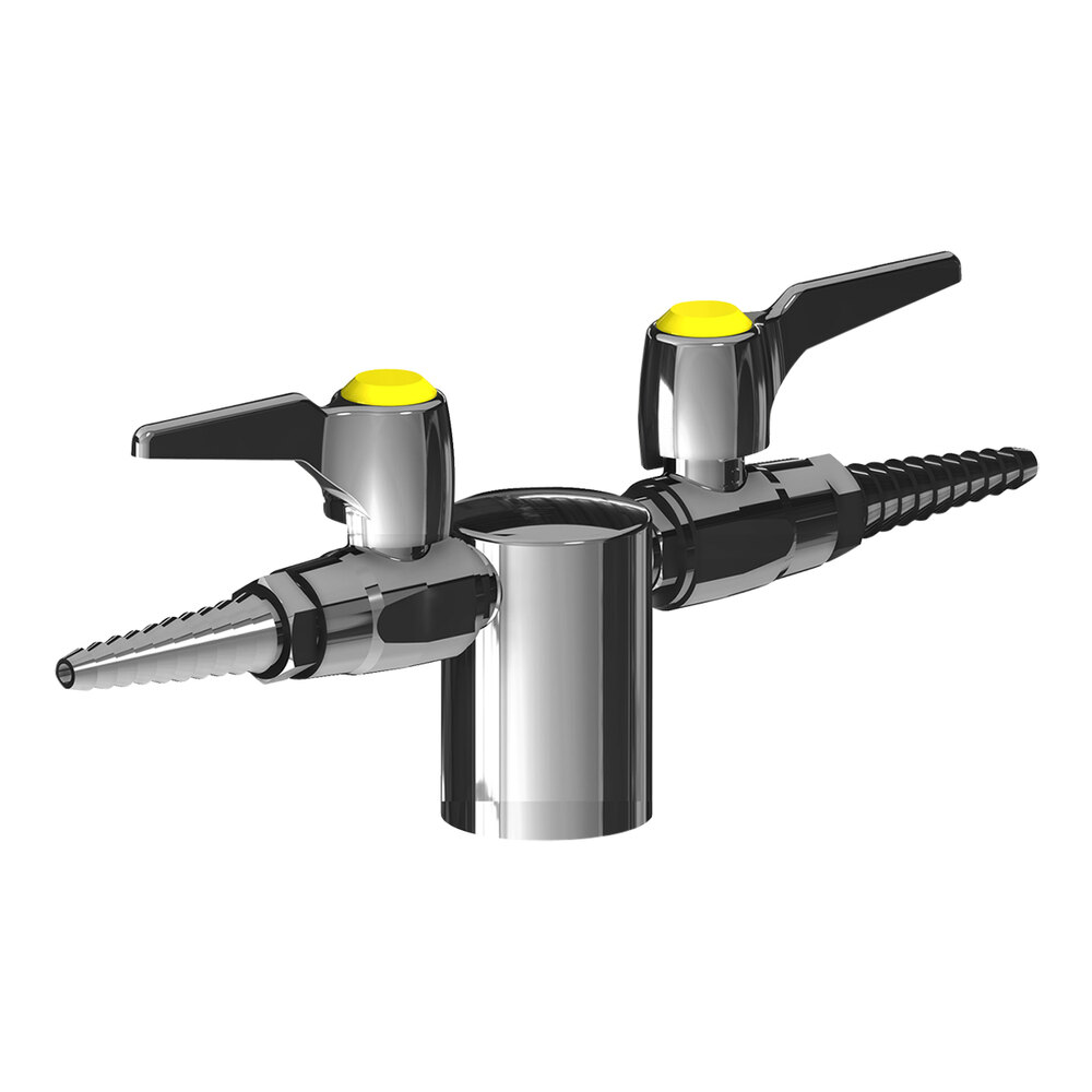 Chicago Faucets 981909AGVCP DeckMounted Laboratory Turret with Two