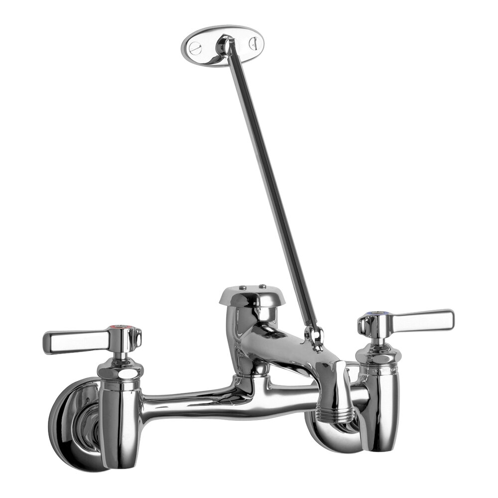 Chicago Faucets 897MPCP WallMounted Faucet with Adjustable Centers