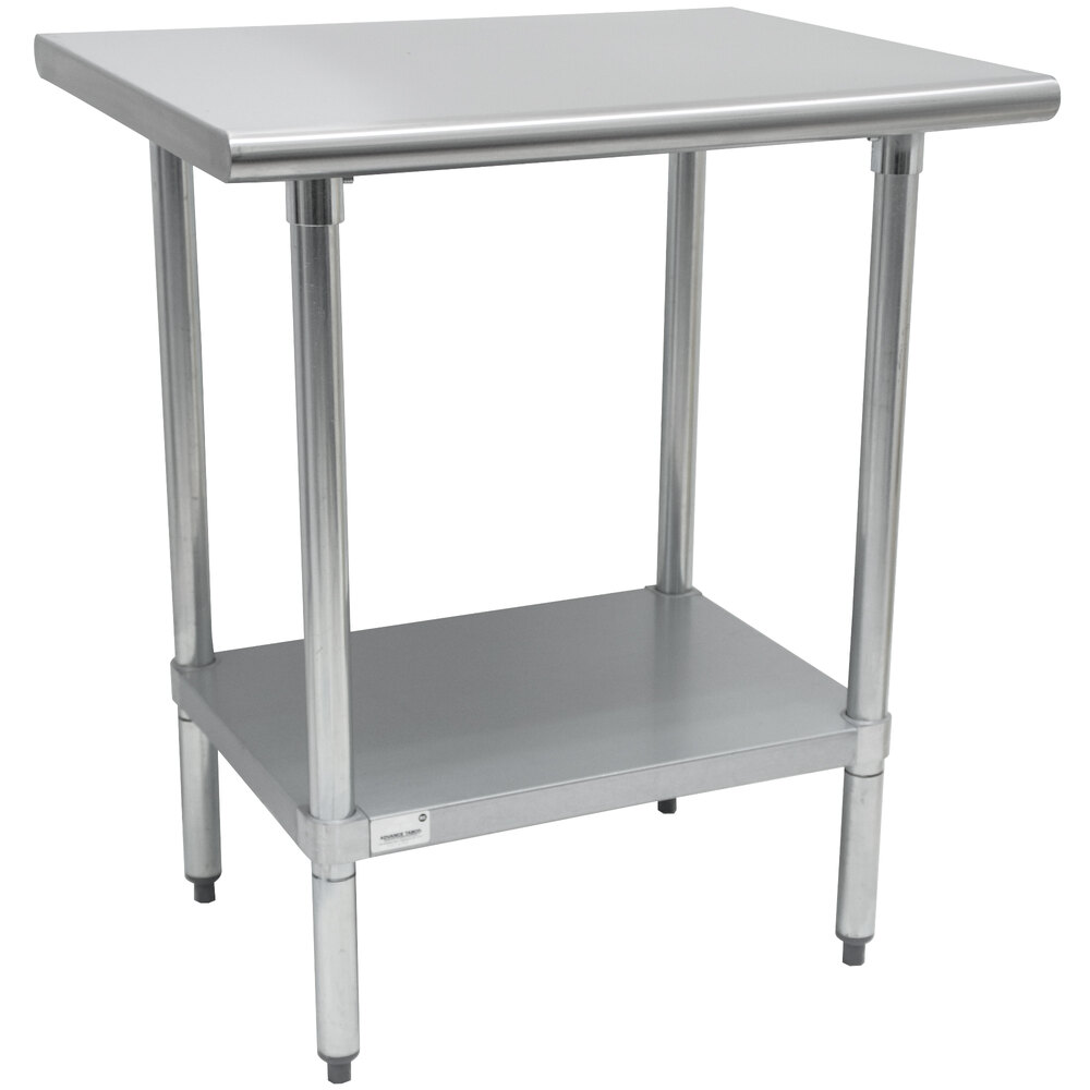 Advance Tabco AG243 24" x 36" 16 Gauge Stainless Steel Work Table with